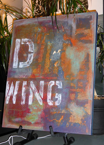d-wing - marie gelinas giles abstract acrylic painting