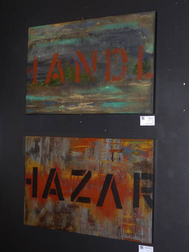 Hazard and Handl - marie gelinas giles abstract acrylic paintings