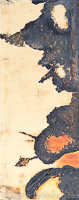 Fly_On_The_Wall - textured, off white, black, rust, urban, modern, industrial, 40x16, long, thin